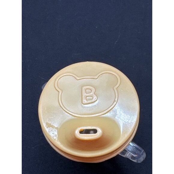 Baby Boutique Clear & Orange Sippy Cup With Dual Handles & Bear-Embossed Lid - Picture 2 of 4